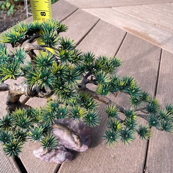 Bonsai Tree Plants Artificial Bosai Tree with plastic rock - Picture 10 of 13